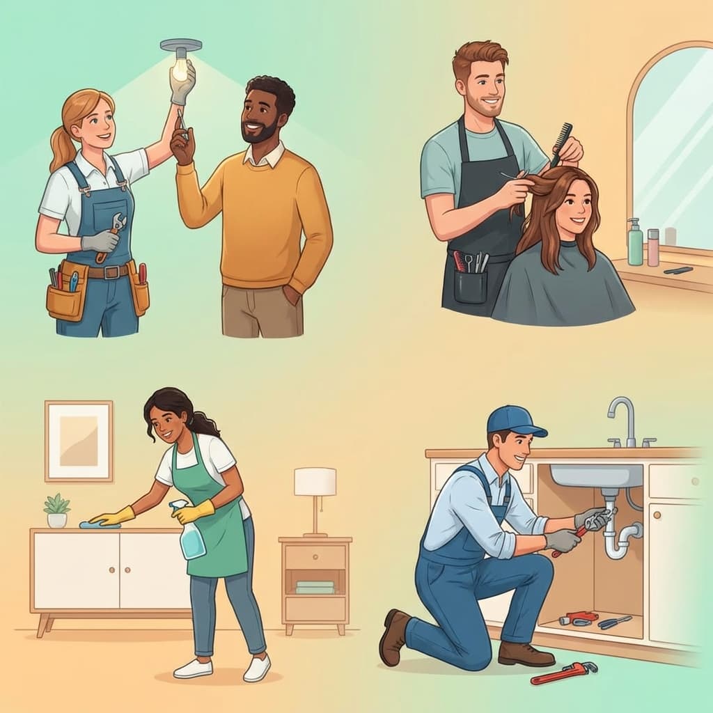 HANDI service providers helping customers